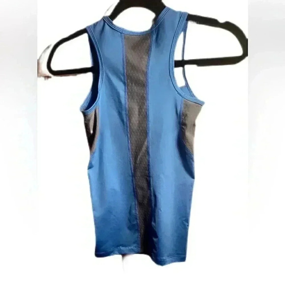 2XU blue grey core support training athletic comfort compression tank top XS - Picture 3 of 4